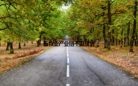 畜牧业产业链不断优化