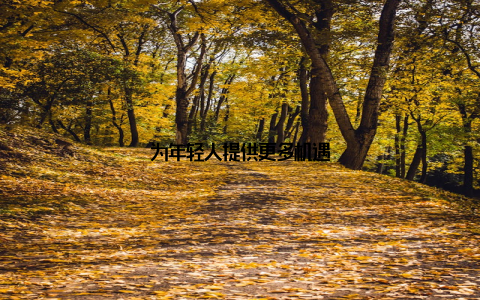 为年轻人提供更多机遇