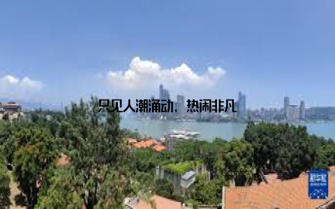 只见人潮涌动, 热闹非凡