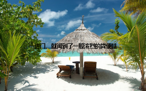 一进门, 就闻到了一股浓烈的粪便味