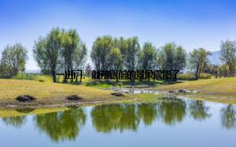 一进门, 就被眼前的景象震撼了